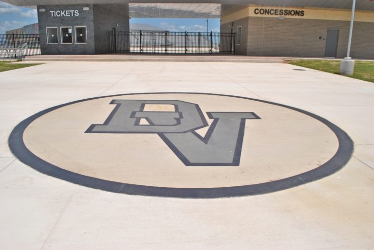 Del Valle ISD Logos Texas Bomanite